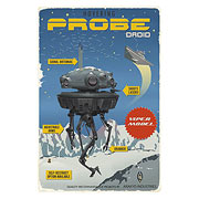 Star Wars Probe Droid Retro Advertisement Poster Giclee